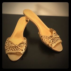 Coach tiny heel slides